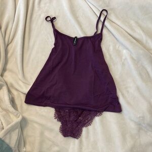 Adore Me - Camisole and Short Set - Purple - Small Size (NEW)